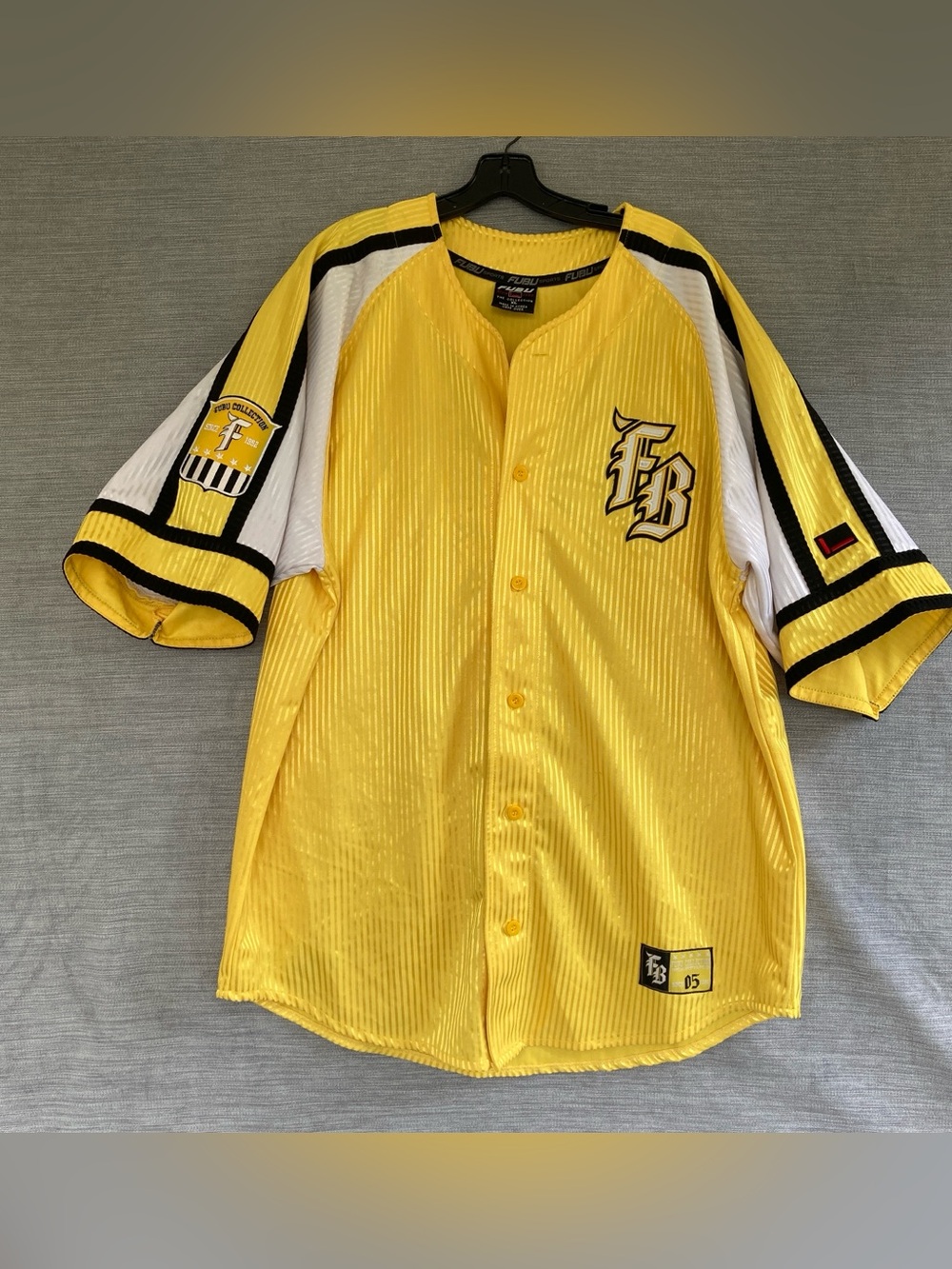 Vintage Fubu Jersey Yellow
